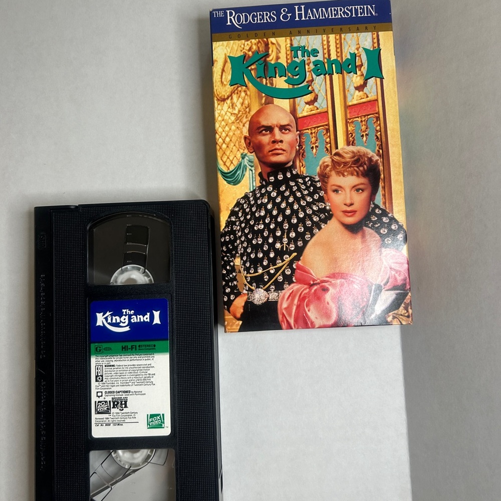 The King & I, VHS